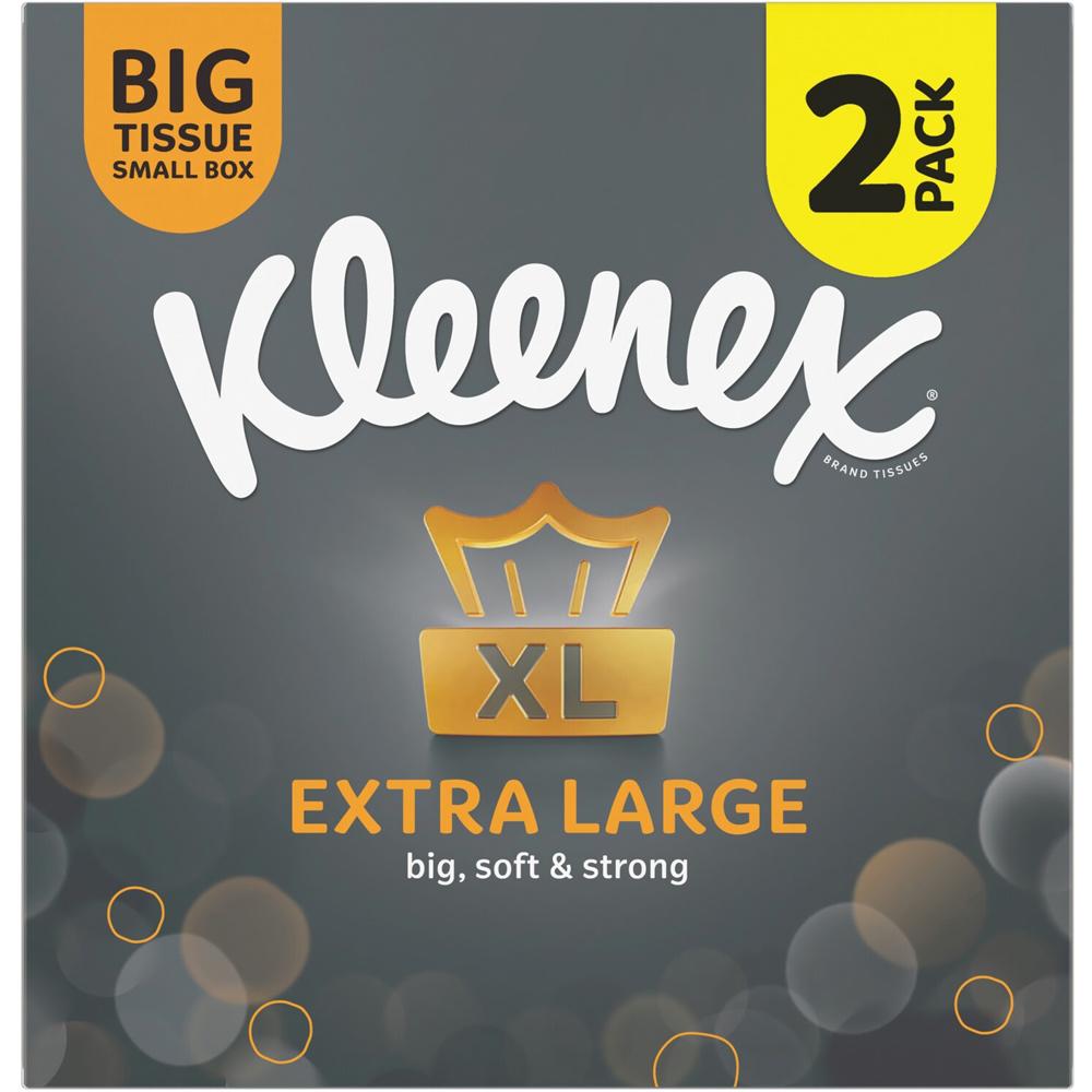 Pack of 2 Kleenex Extra Large Tissue Boxes Image 2
