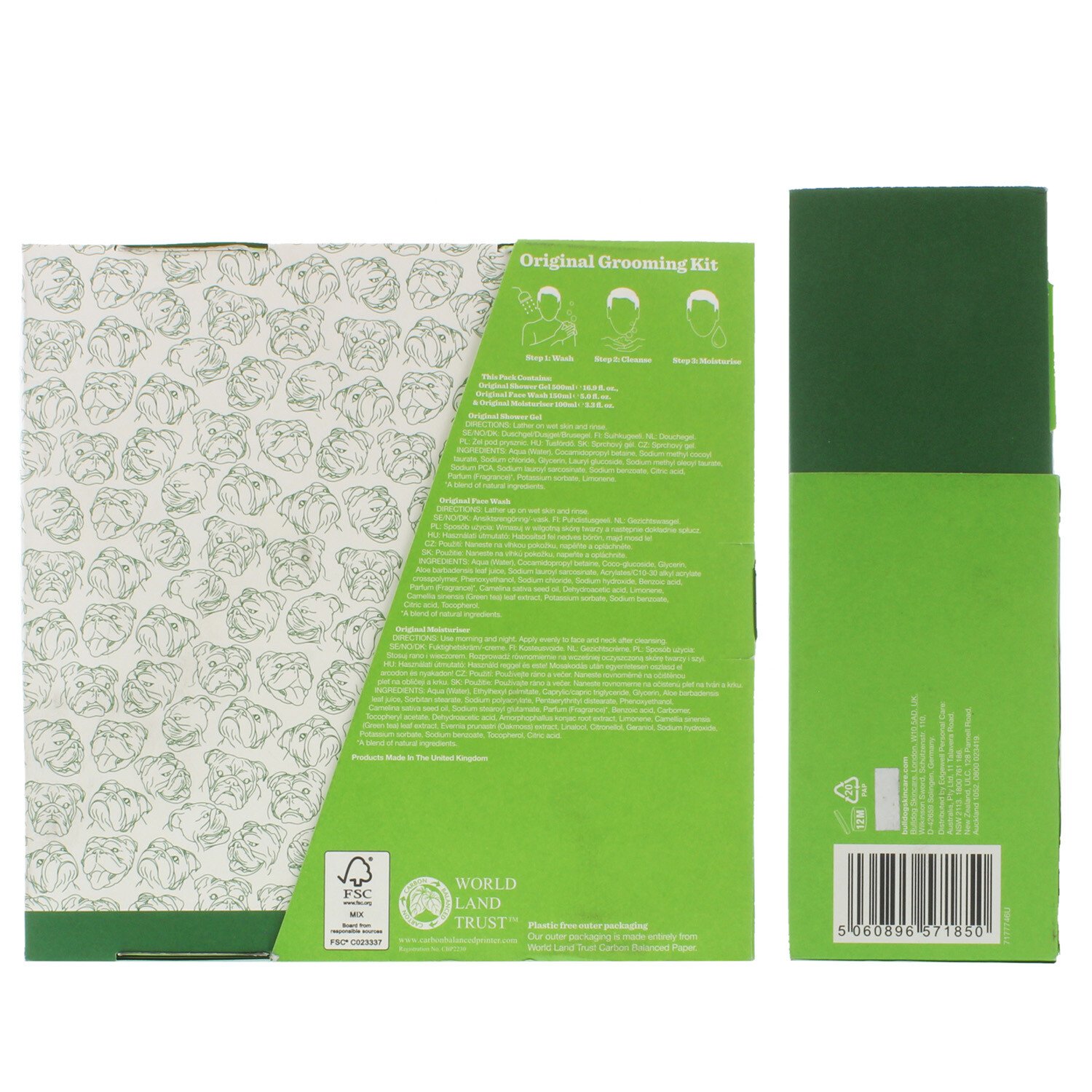 3-Piece Bulldog Original Grooming Kit Image 2