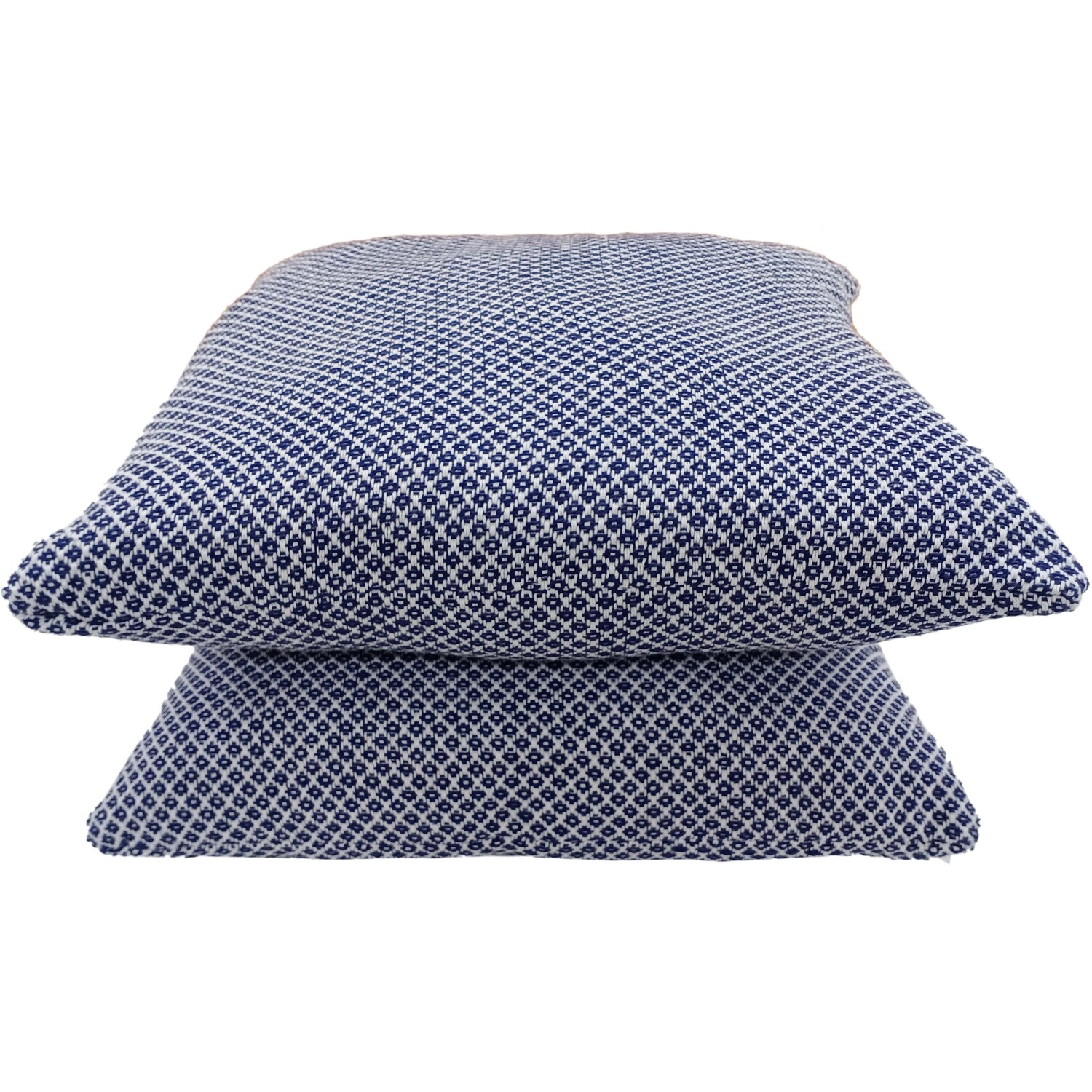 Pack of 2 Geometric Cushions - Navy Image 2