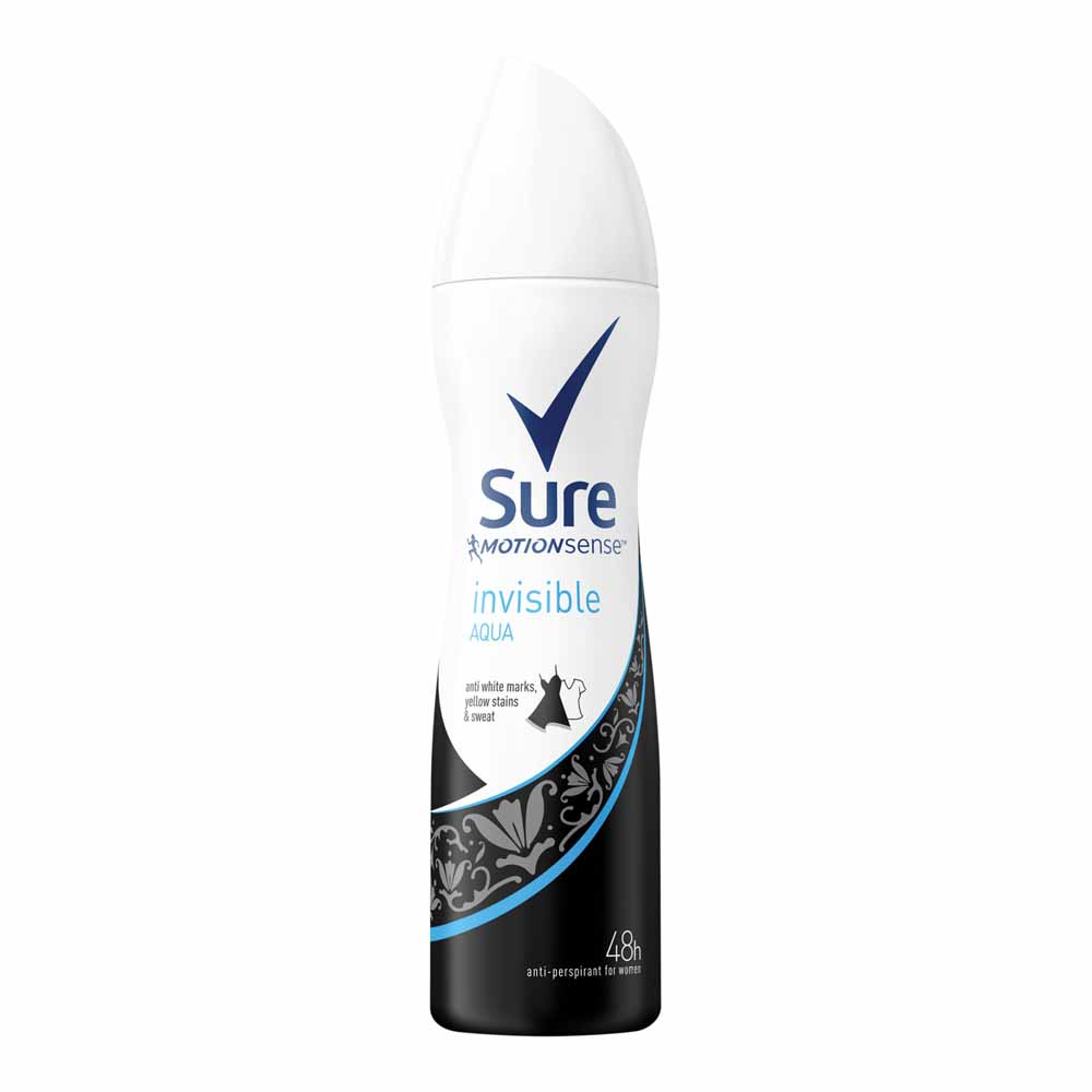 Sure Invisible Aqua Anti-Perspirant Deodorant 150ml Image 2