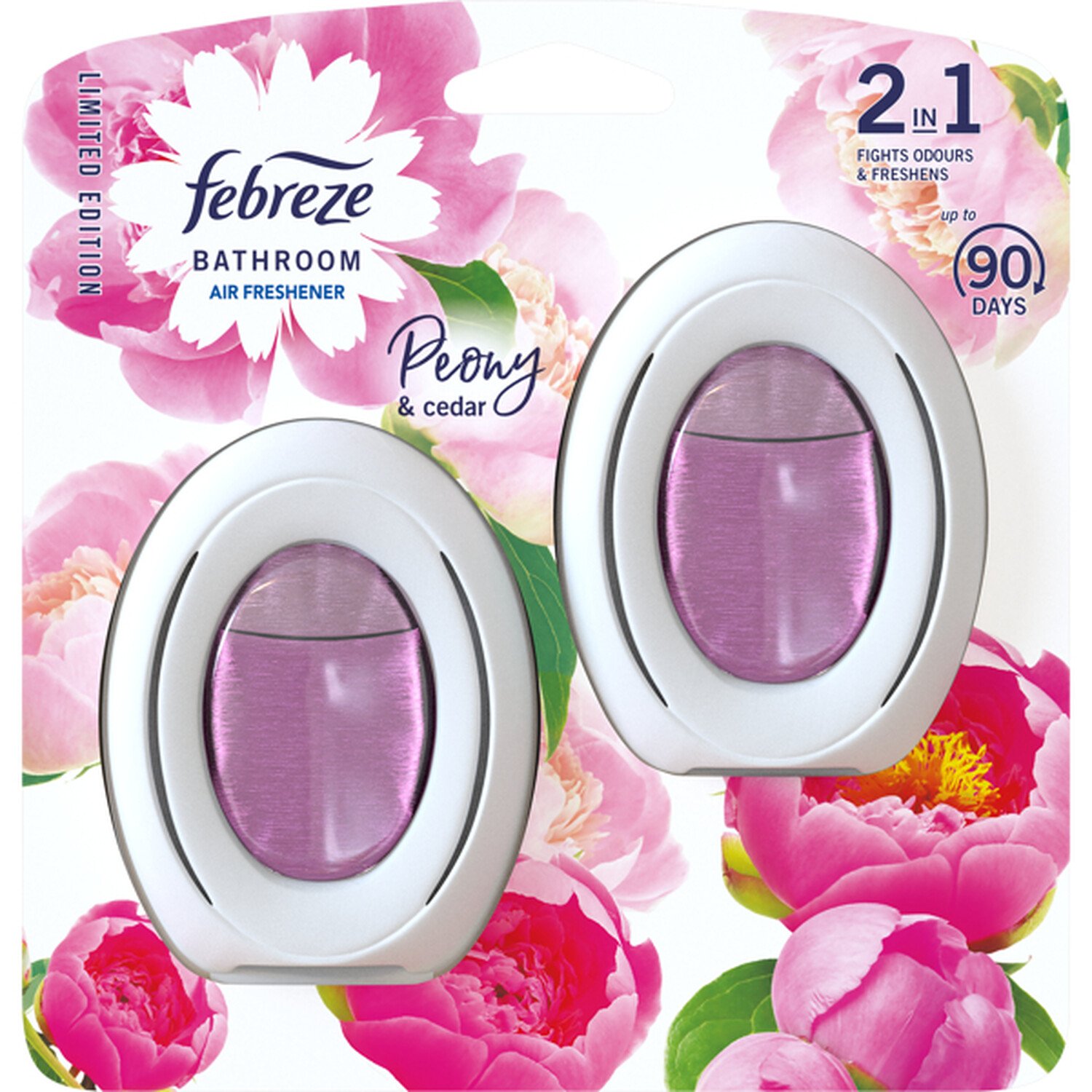 Febreze Bathroom Air Freshener  - Peony and Cedar / 2 Image