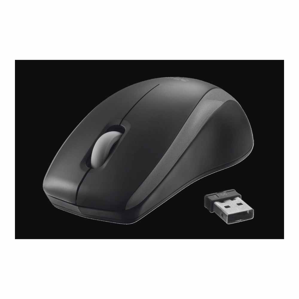 Carve Wireless Mouse Black Wilko