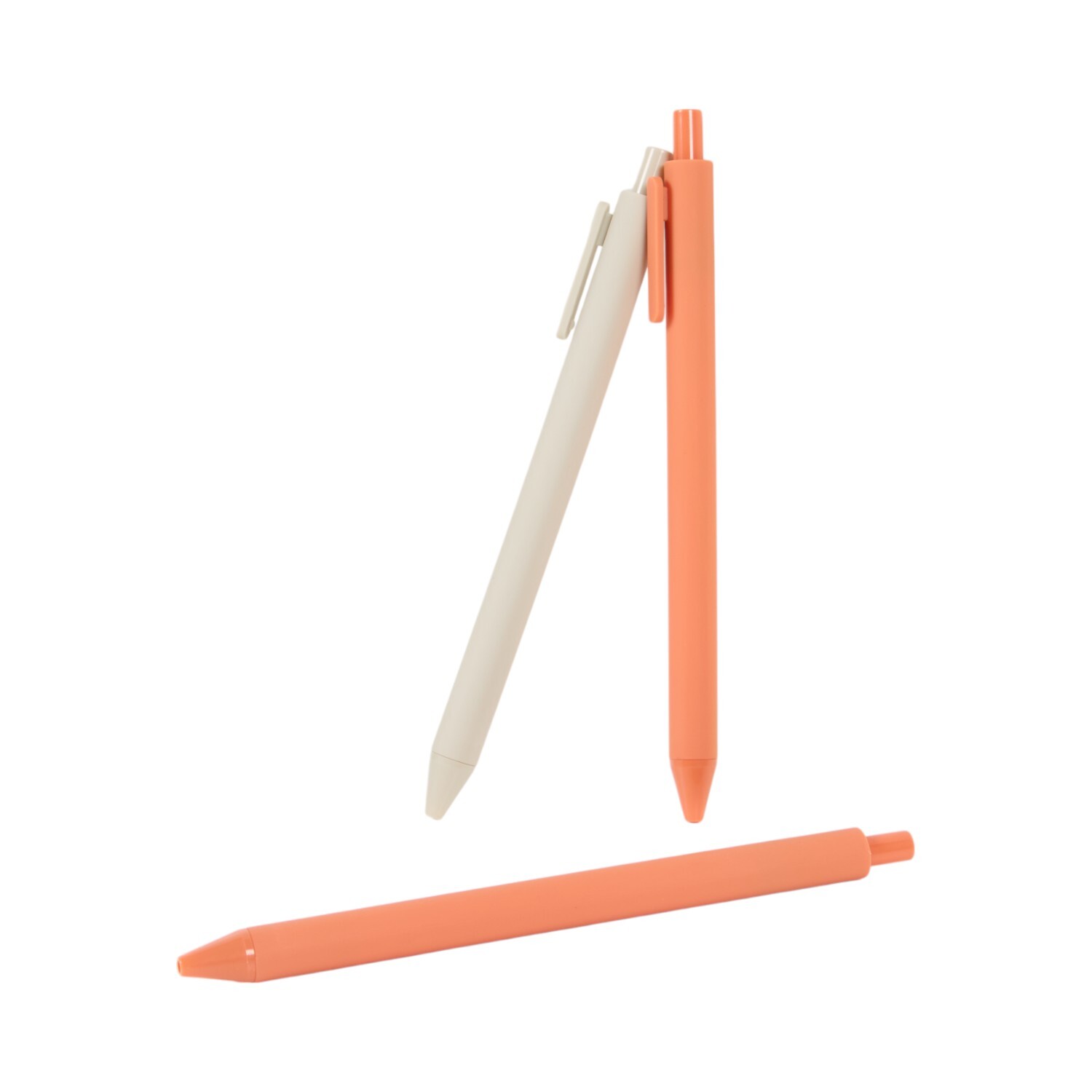 Pack of 4 Apricot Crush Soft Feel Pens Orange and Neutral Image 5