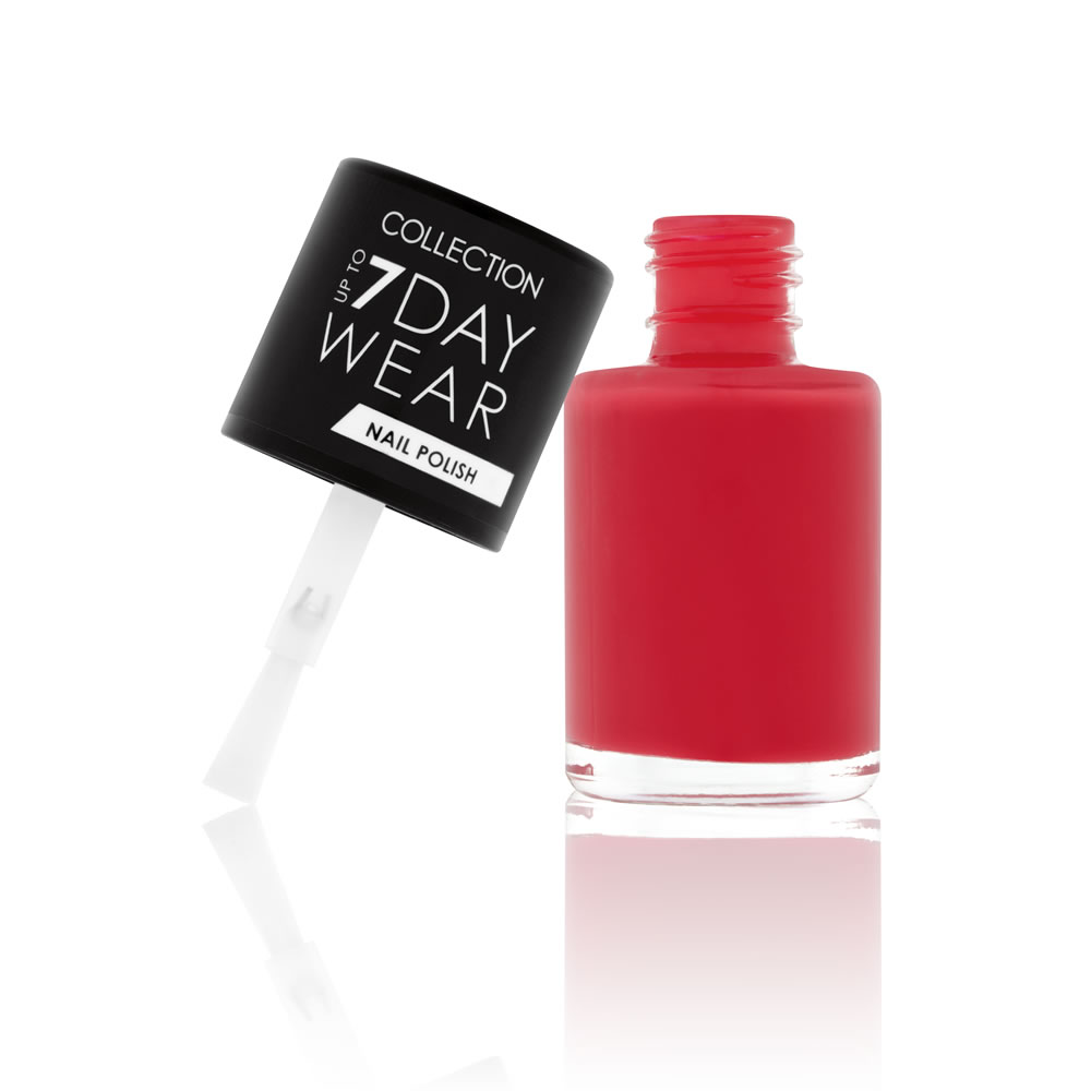 Collection 7 Day Wear Nail Polish Lady in Red 8ml Image 2