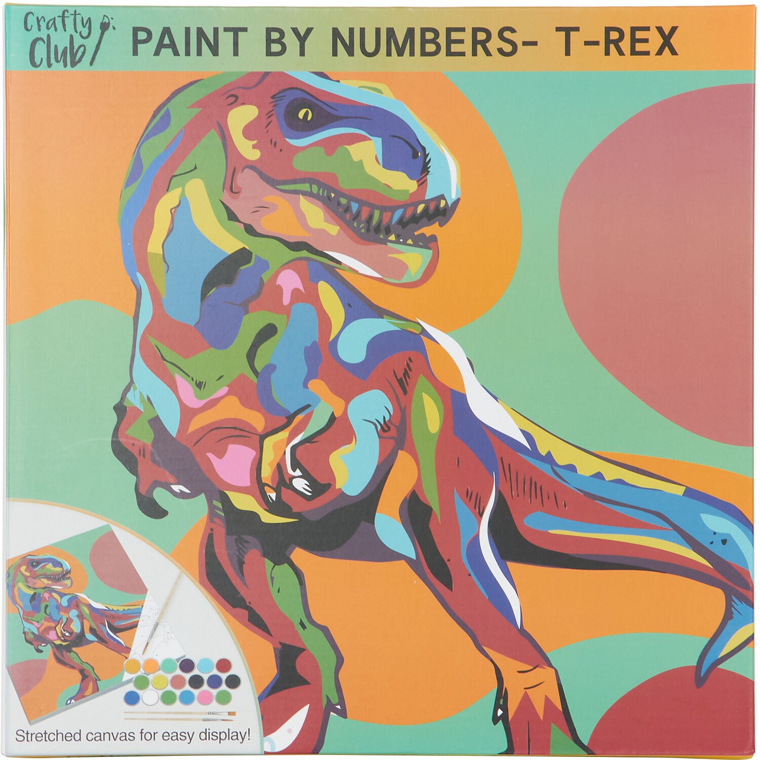 Art Studio Paint by Numbers - T-Rex Image 1