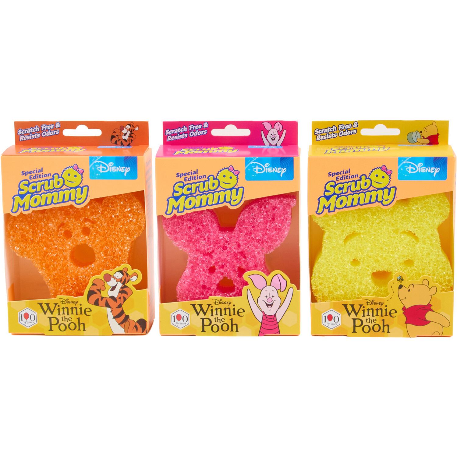 Disney Winnie and Friends Scrub Mommy Cleaning Sponge Image 2