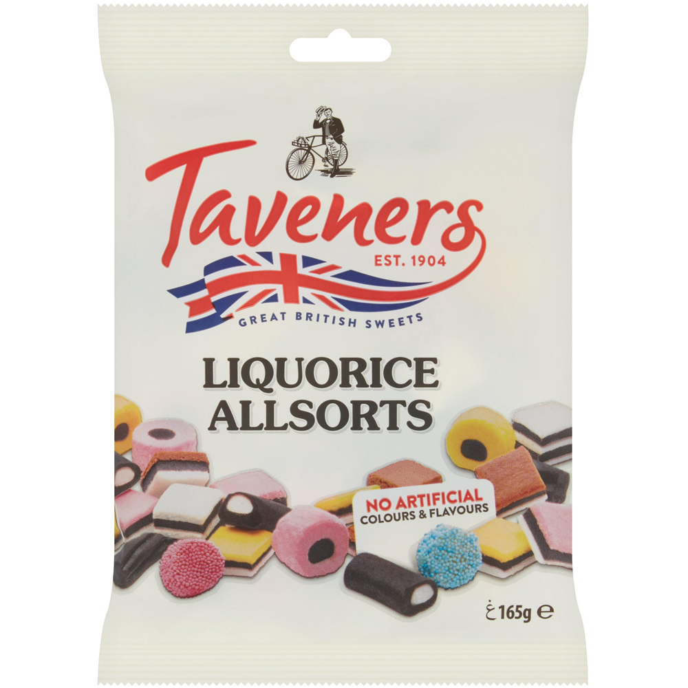 Taveners Liquorice Allsorts 165g Image