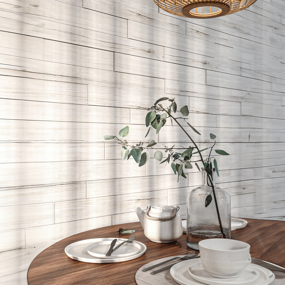 Reclaim Oak White 3D Wall Panels 18 Pack Image 1
