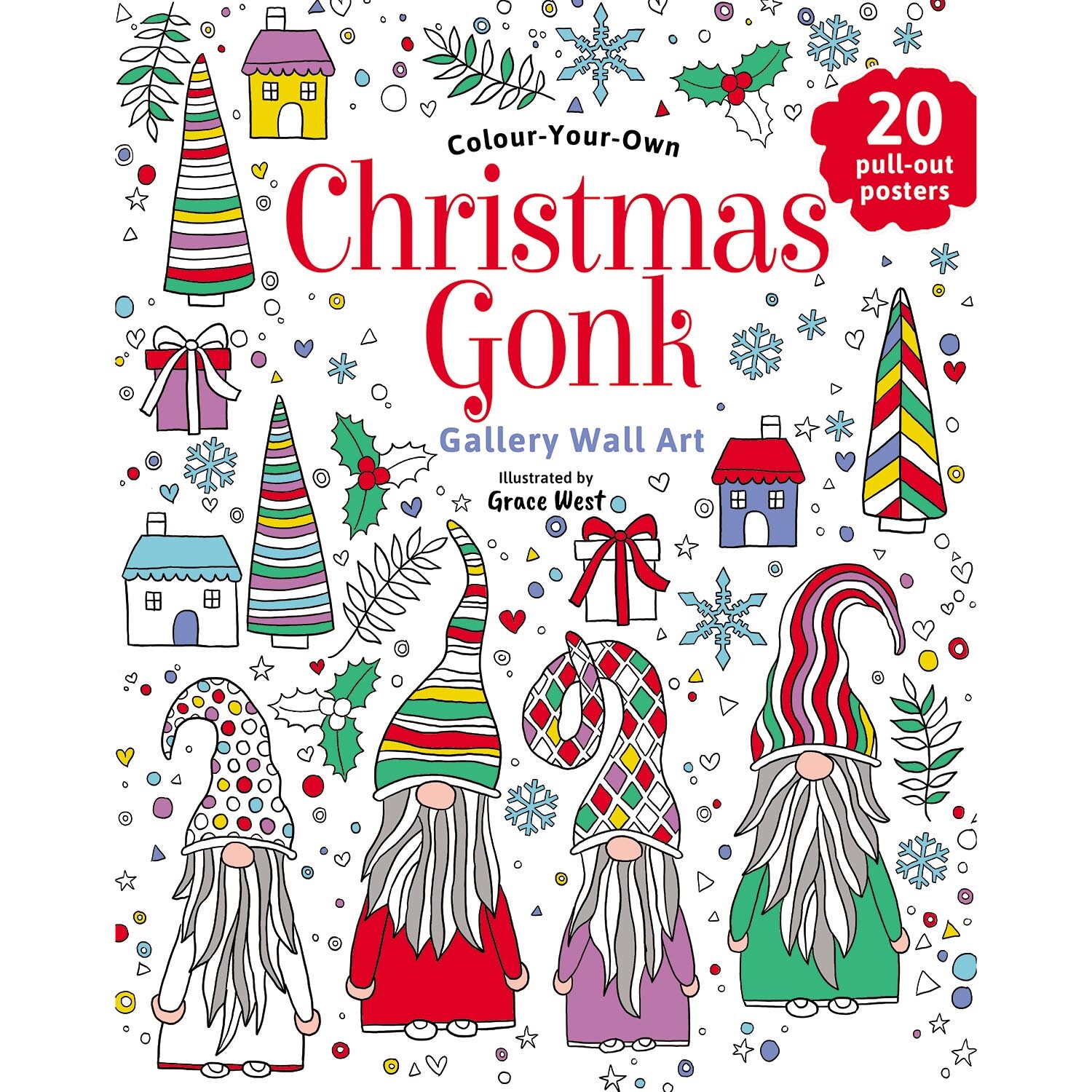 Colour Your Own Gonk Gallery Wall Art Image