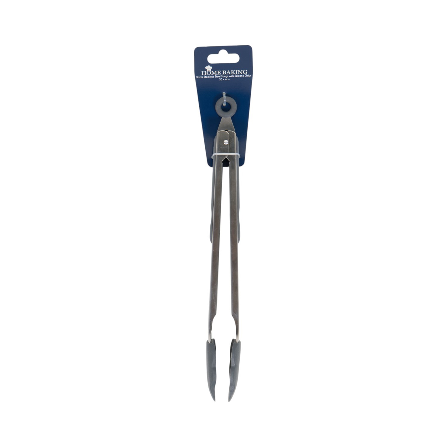 Stainless Steel and Silicone Food Tongs 12in 30cm Image 7