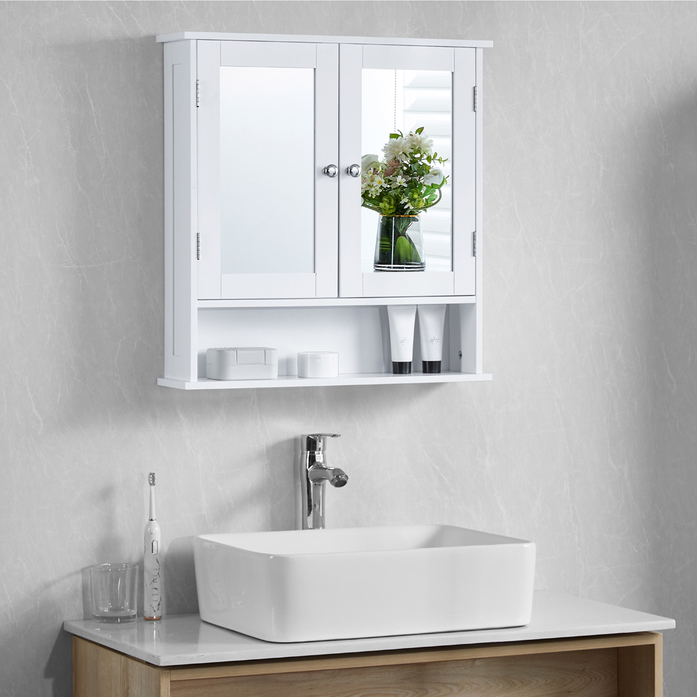 BATH VIDA Priano 2 Door Mirror Bathroom Cabinet Image 3