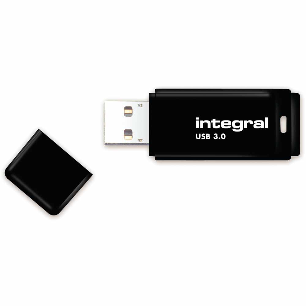 Integral USB 3.0 128GB Flash Drive Black Image