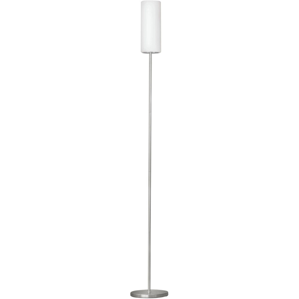 EGLO Troy 3 White and Nickel Floor Lamp Image 1