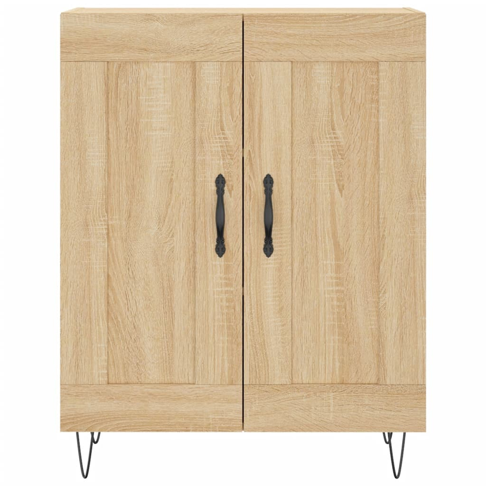 vidaXL 4 Door Sonoma Oak Highboard Image 8