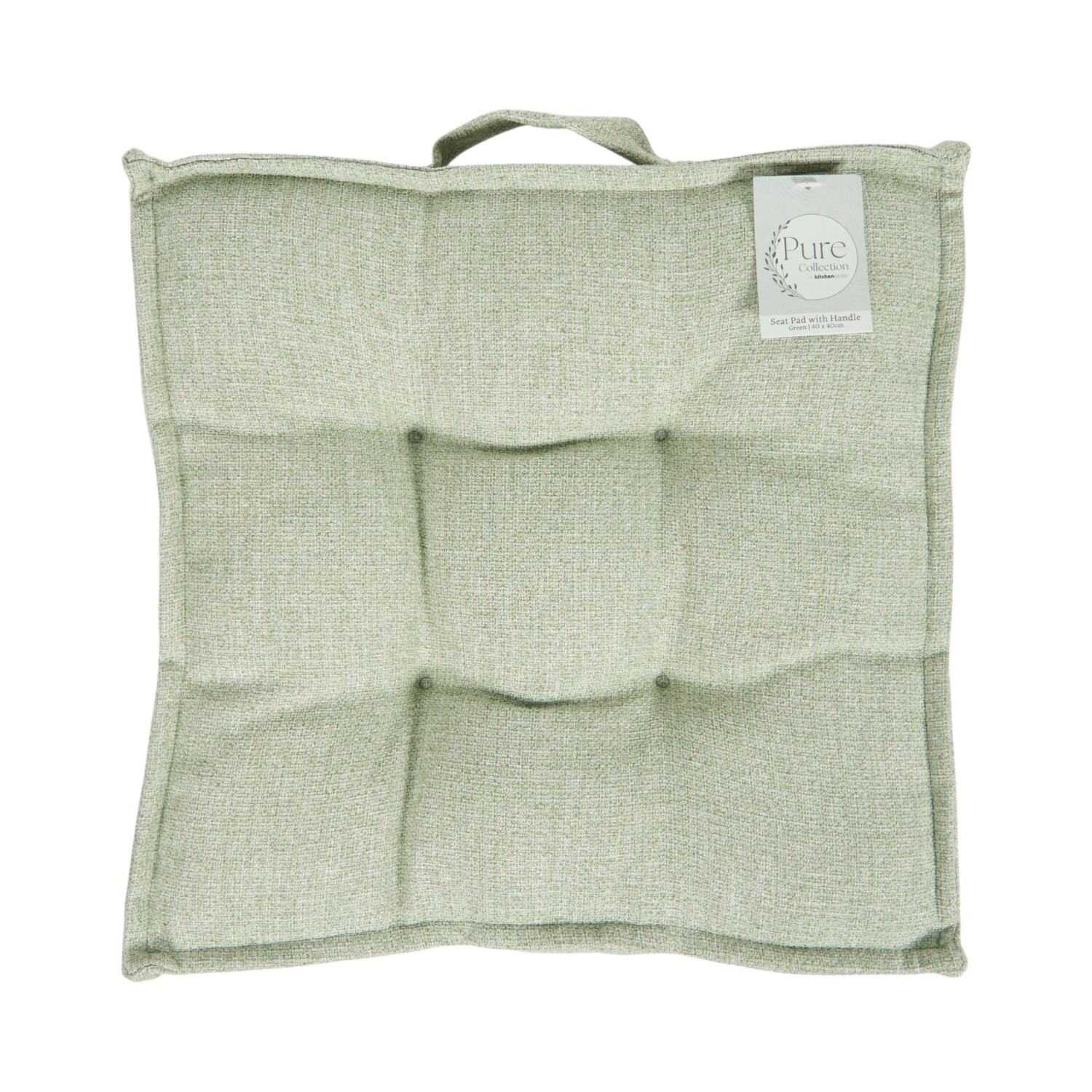 Seat Pad with Handle Green Image 3