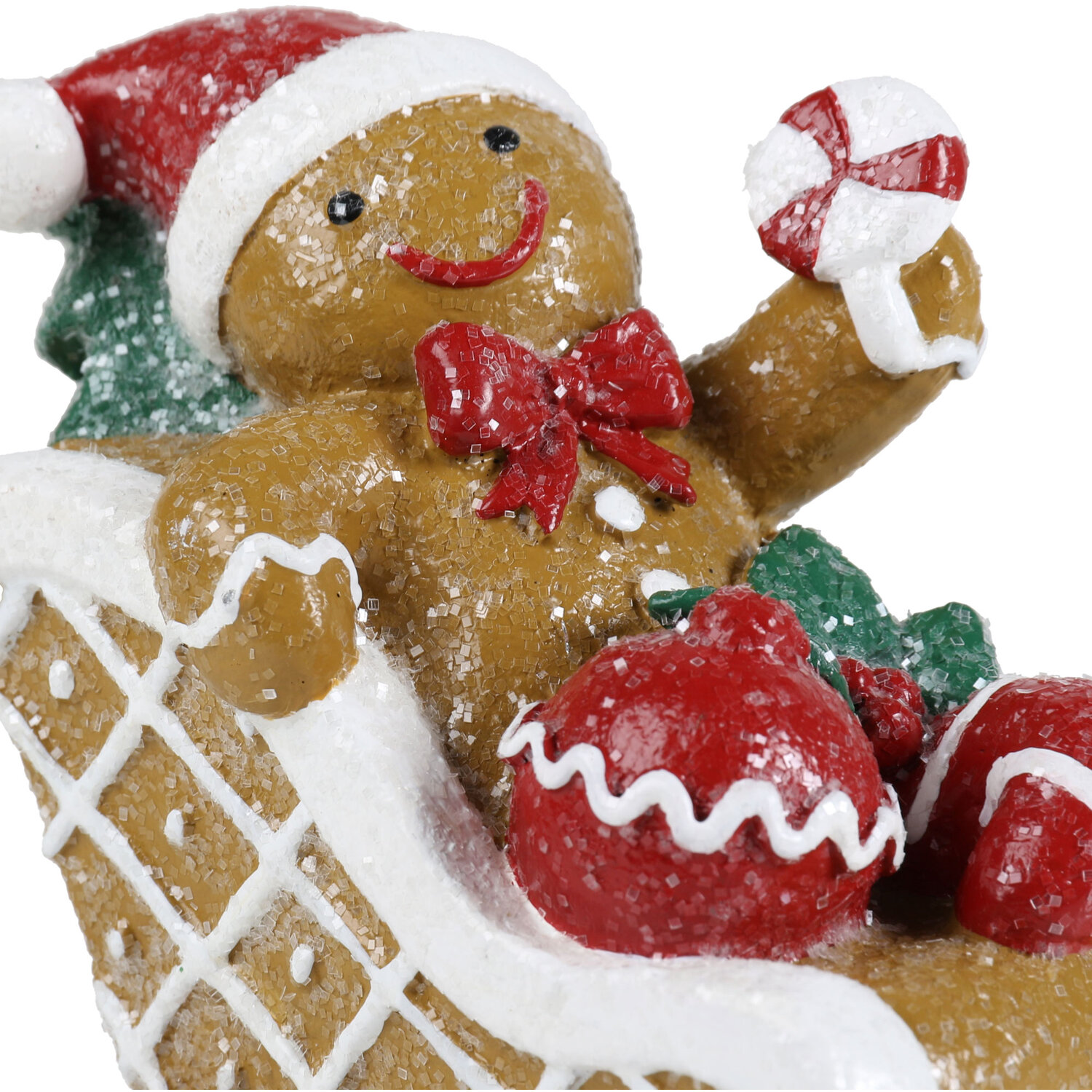Cute Gingerbread Ornament - Brown Image 6