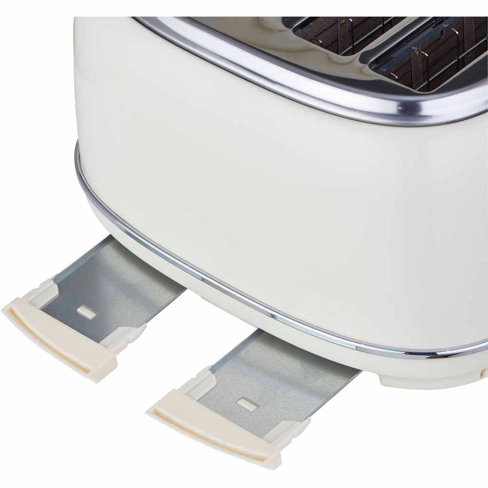 Wilko Cream 4 Slices Toaster Image 3