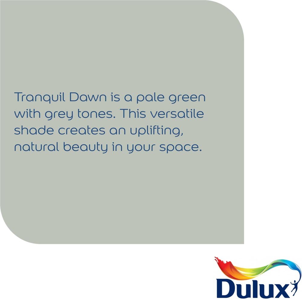 Dulux Wall & Ceilings Tranquil Dawn Silk Emulsion Paint 2.5L Image 4