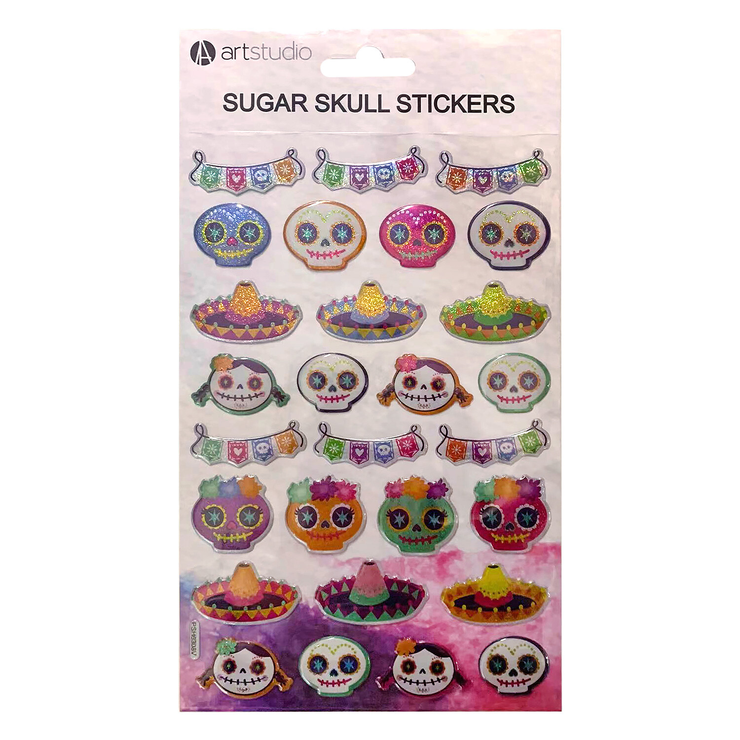 Art Studio Sugar Skull Stickers Image