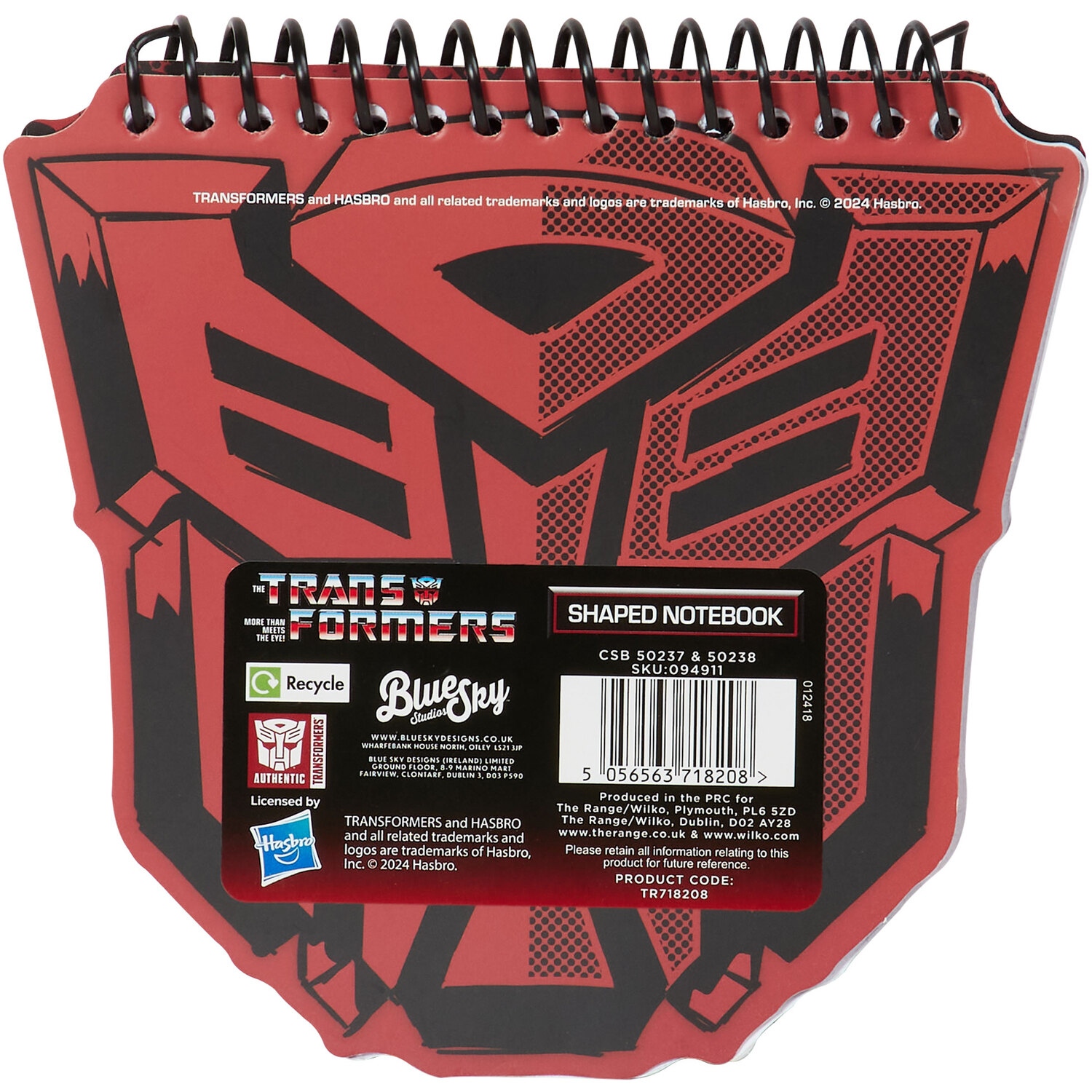 Transformers Shaped Notebook Image 3