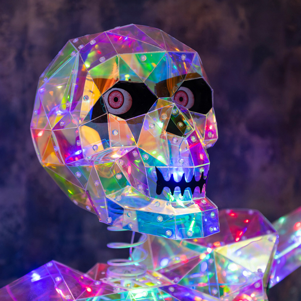 Crystal Effect Giant Skeleton Decoration Image 4