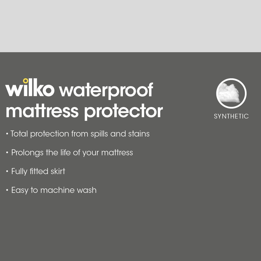 Wilko Single Waterproof Mattress Protector Wilko