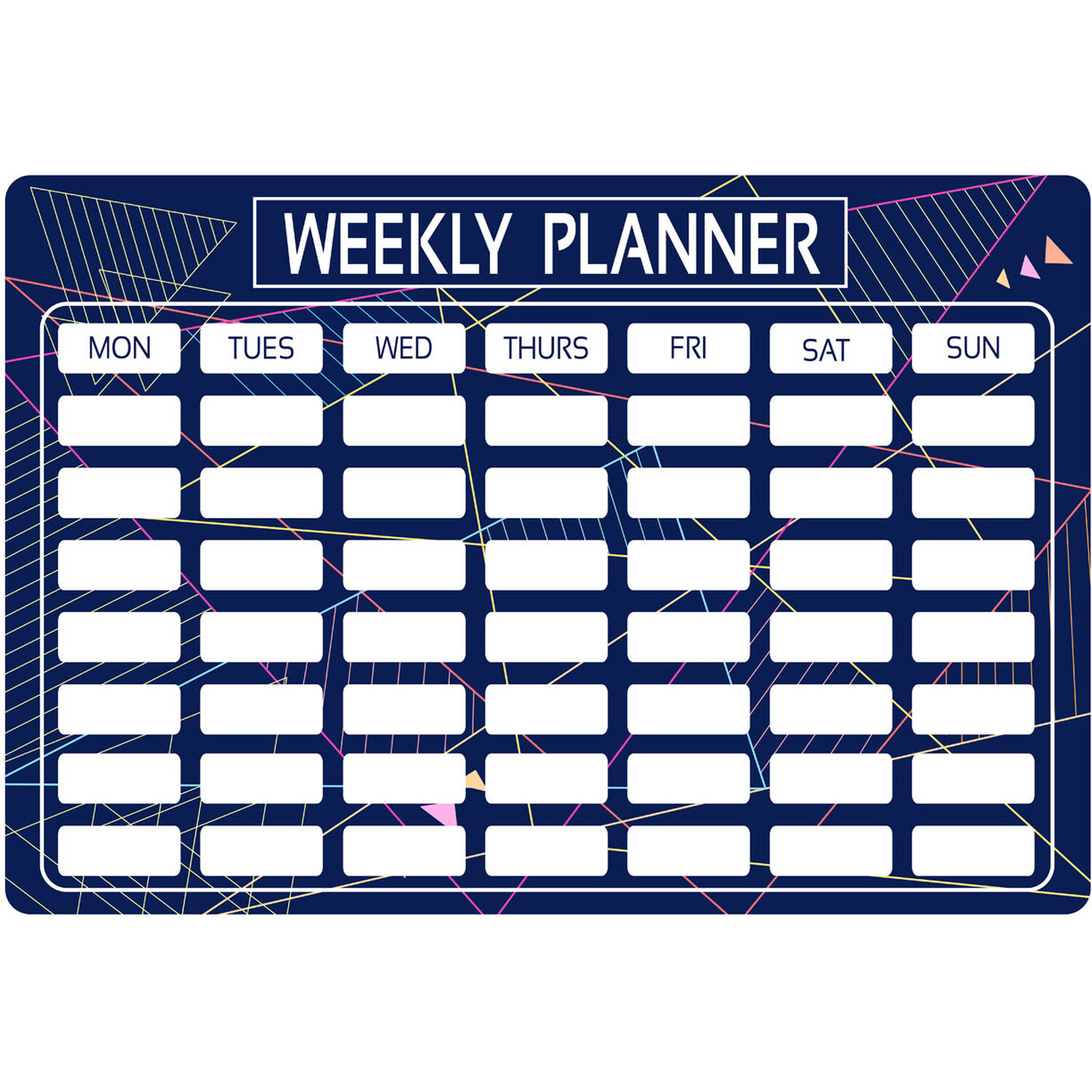 Weekly Planner Erasable Board Image 1