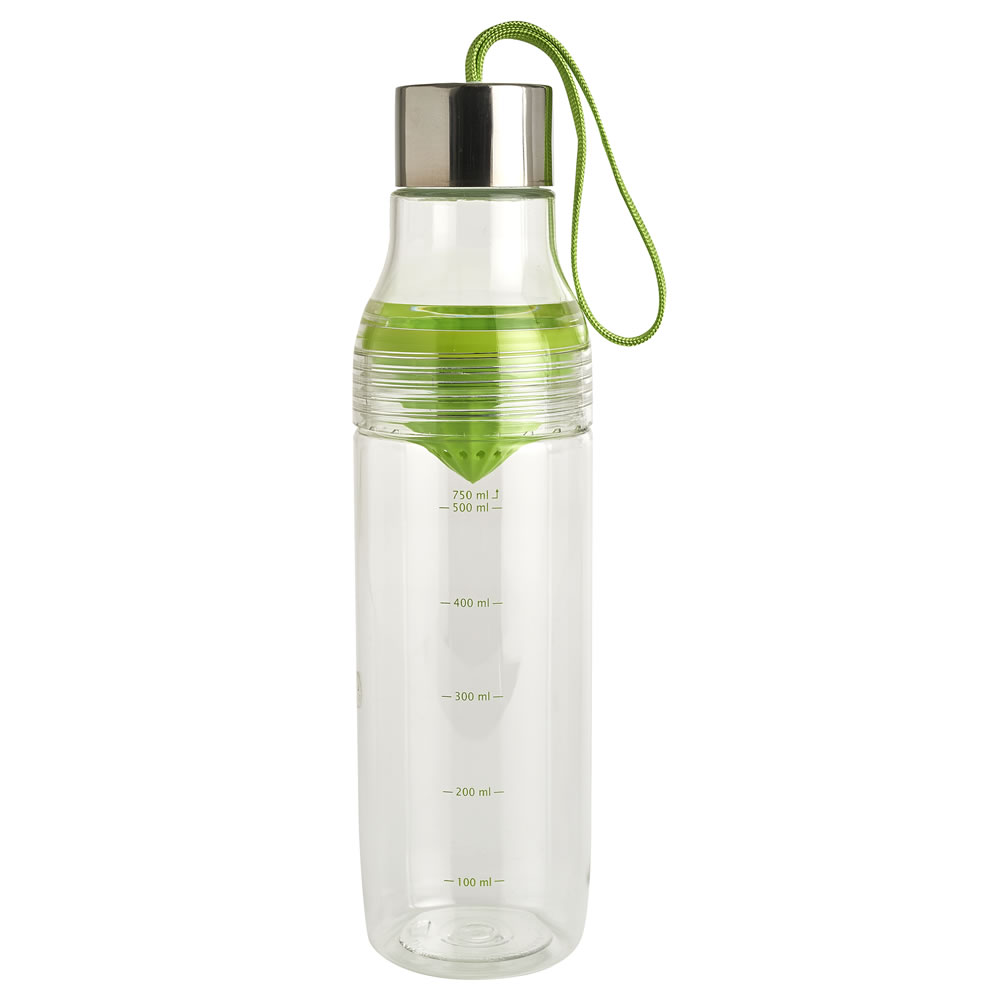 Wilko 700ml Citrus Fruit Infuser Water Bottle Image 1