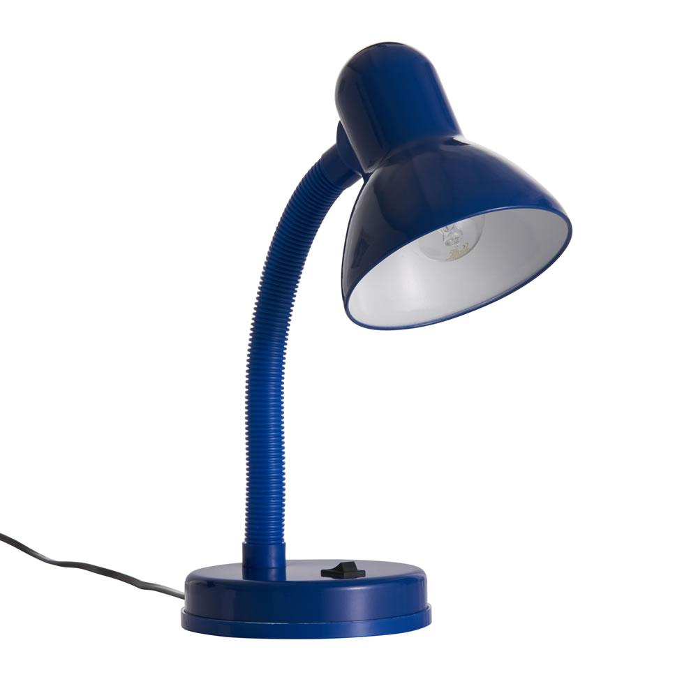 Wilko Blue Desk Lamp Image 3