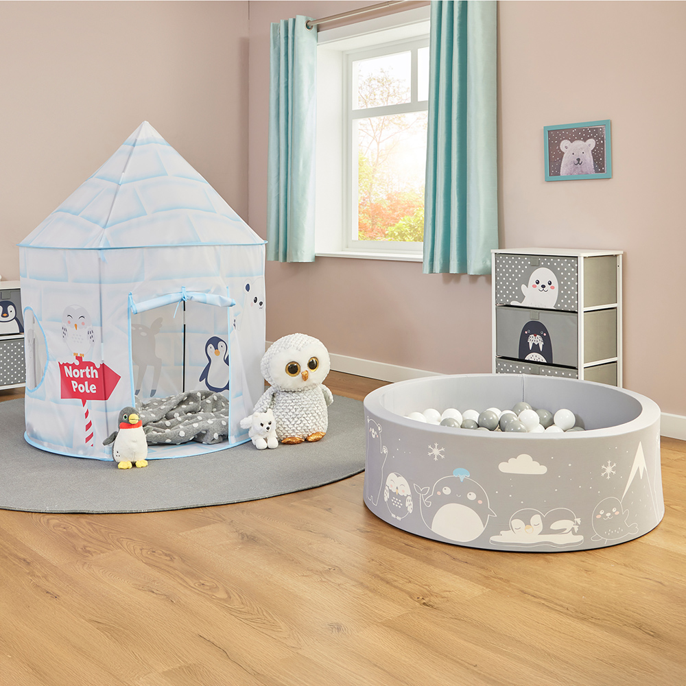 Liberty House Toys Arctic Play Tent with Ball Pit Image 2