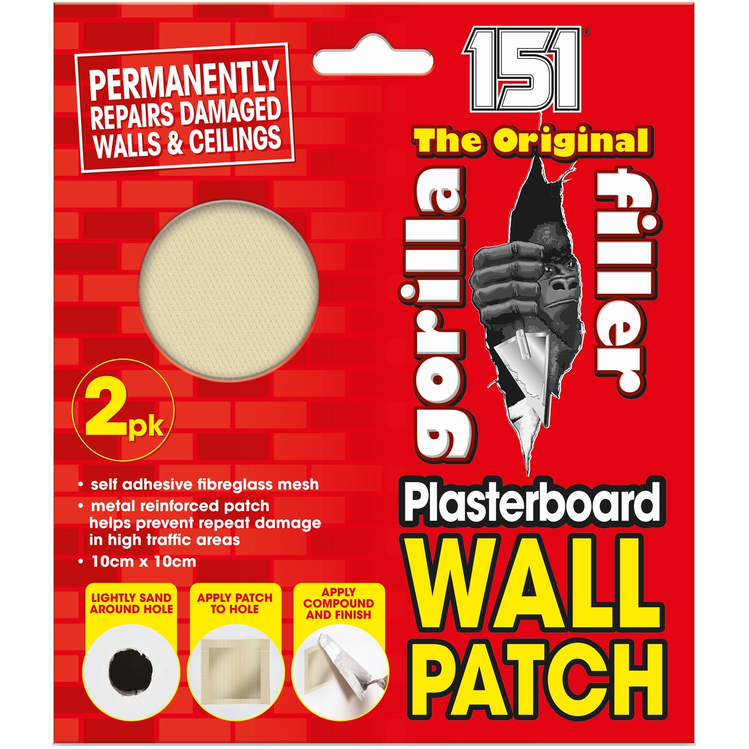 Pack of Two 151 Wall Patch Image