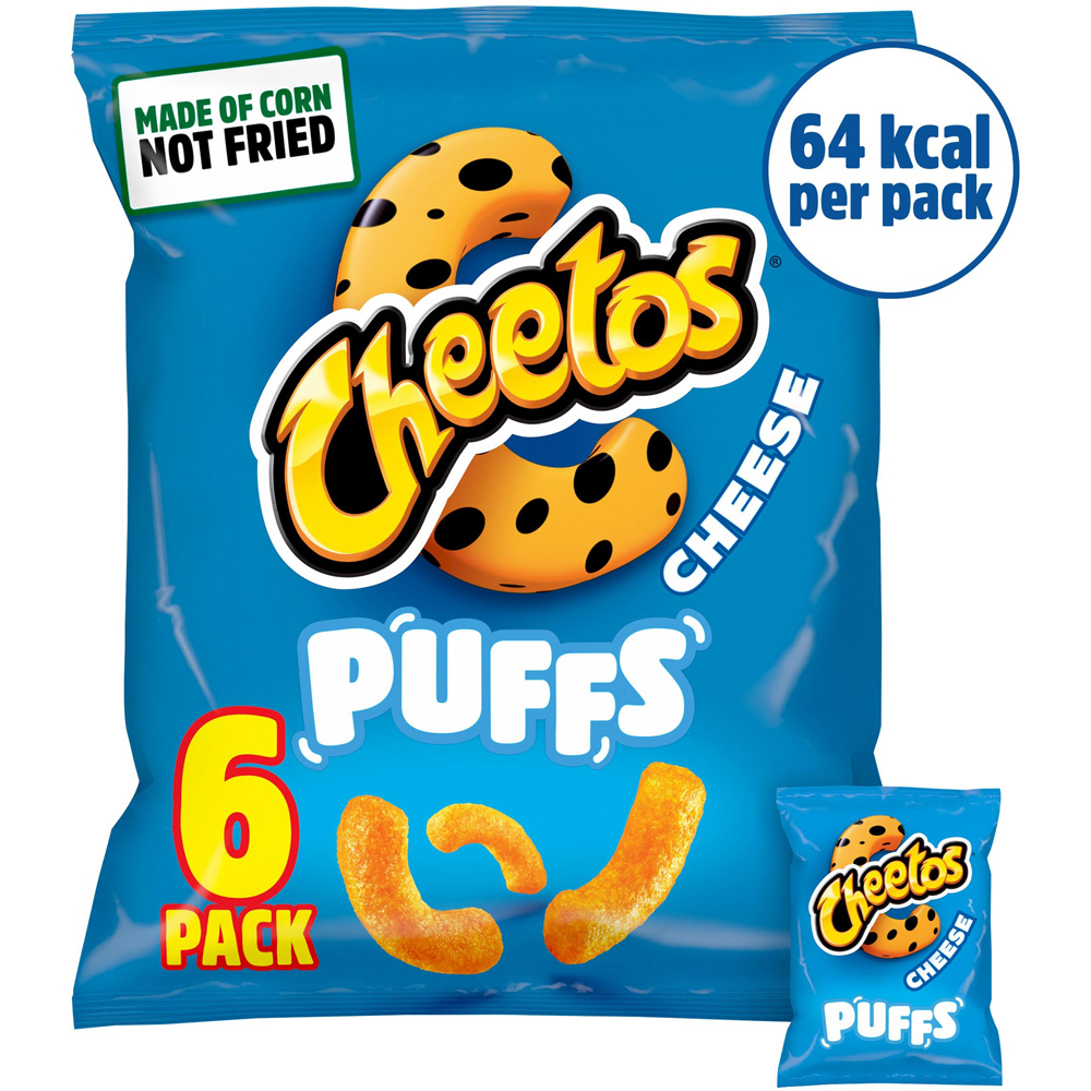 Cheetos Cheese Puffs 6 Pack Image