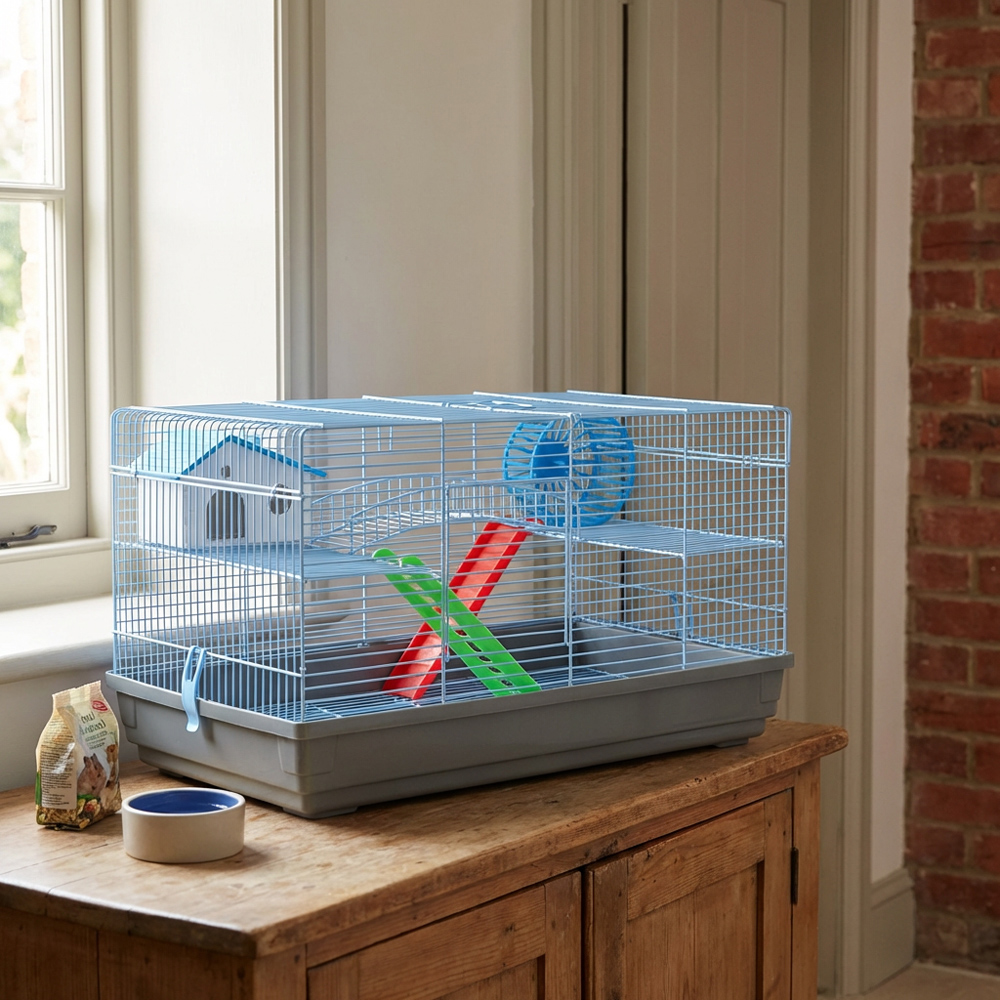 Shire Small Animal Blue Cage Image 4