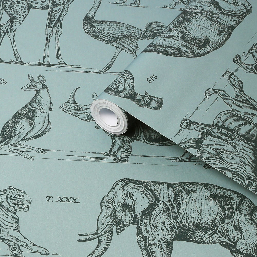 Superfresco Easy Zoology Blue Wallpaper Image 2