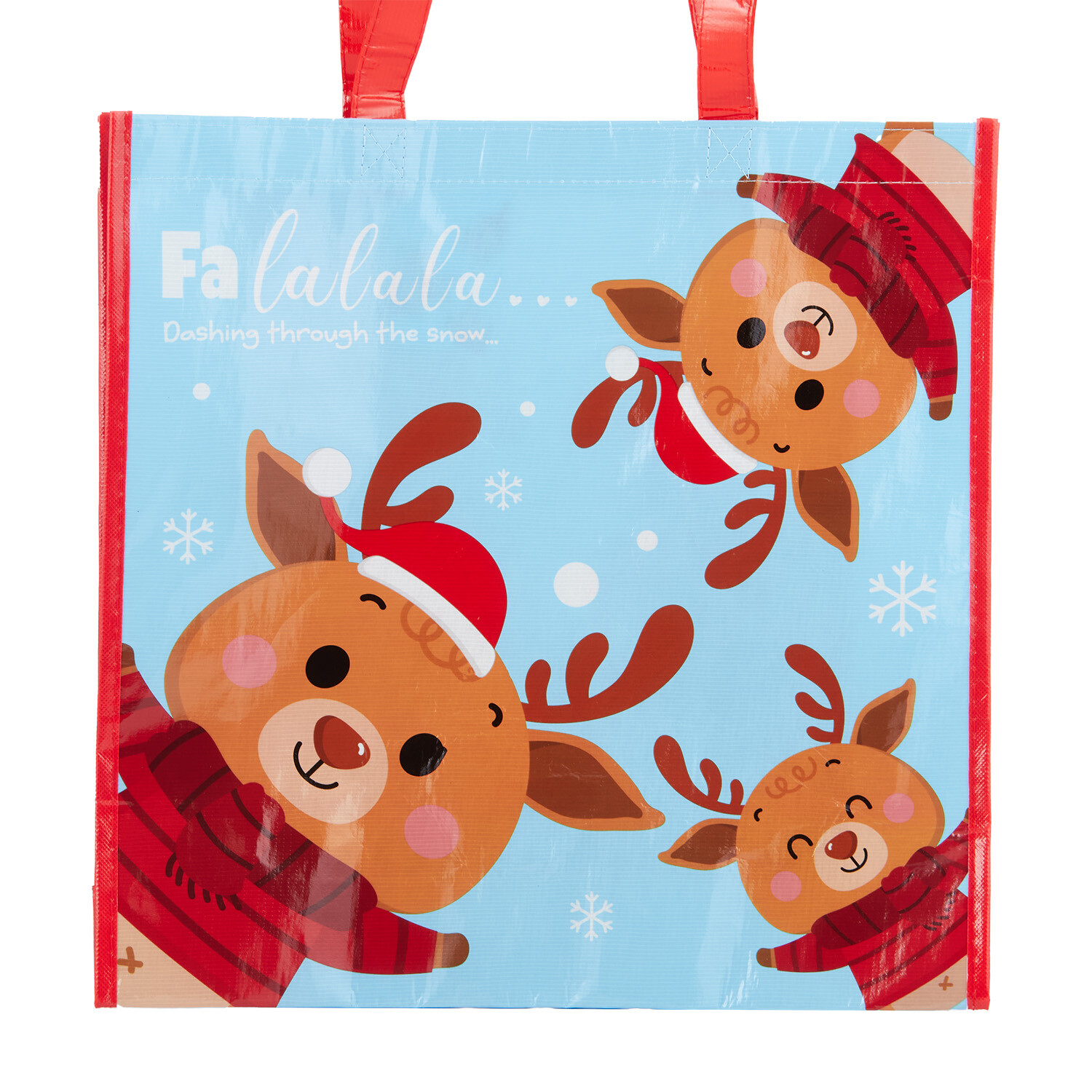 Reindeer Christmas Shopper Bag Image 2