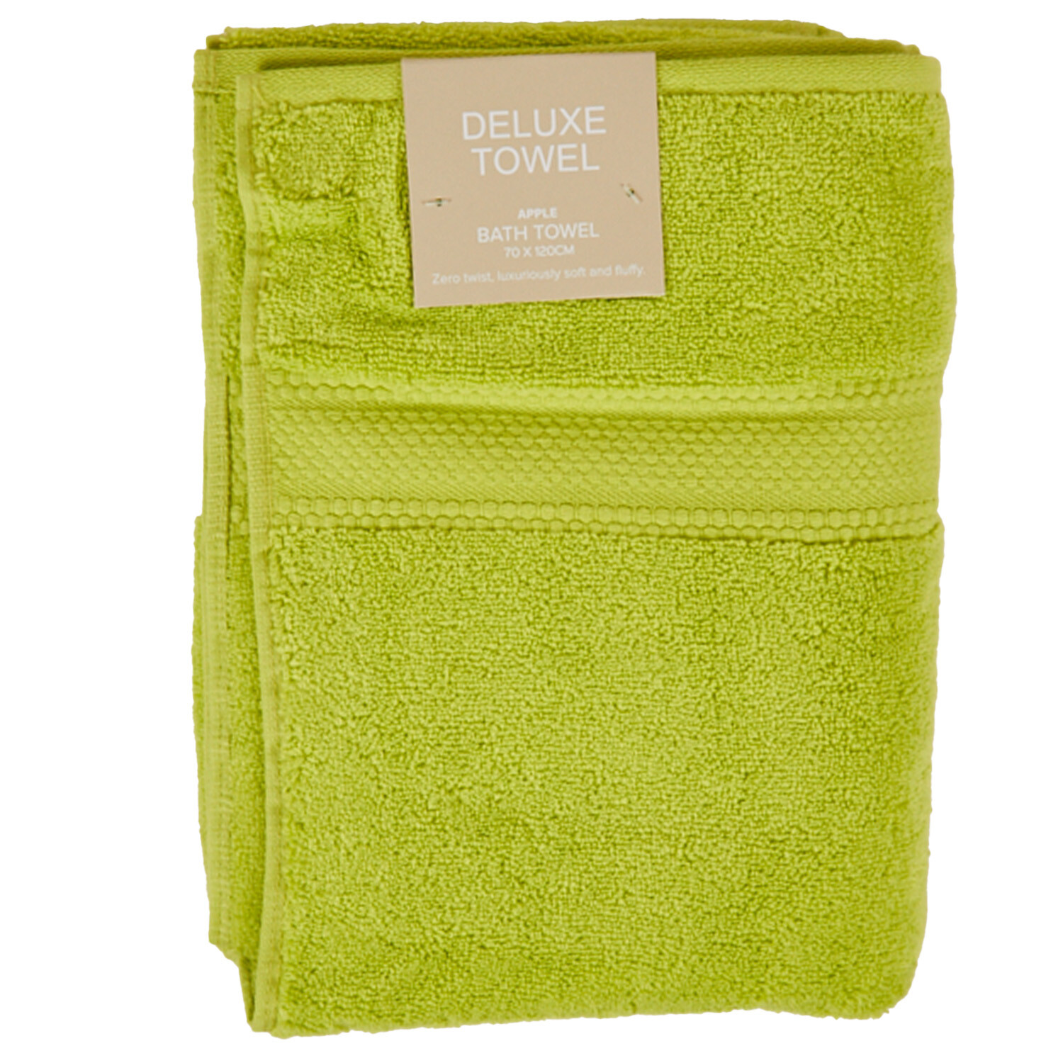 Deluxe Bath Towel - Green Apple Image 1