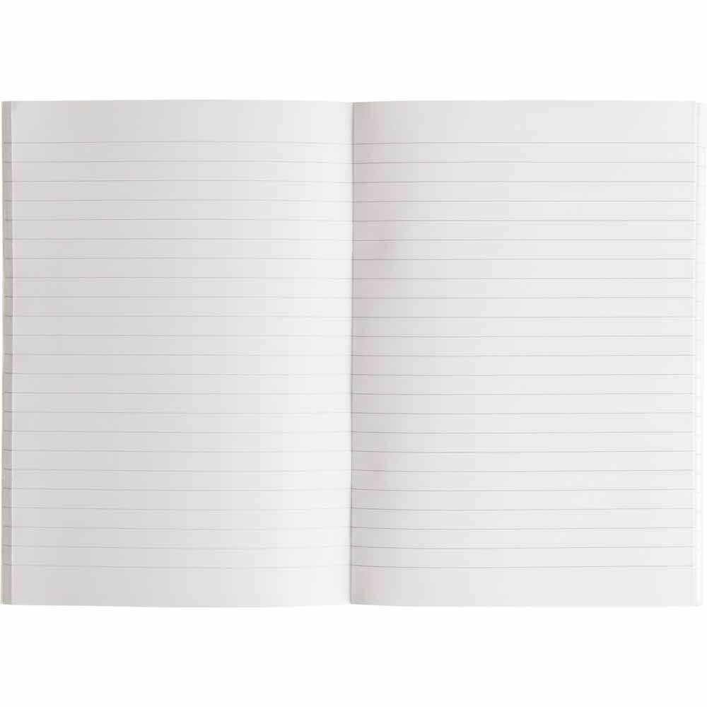 Wilko Black Exercise Book 80 pages 80gsm Image 2