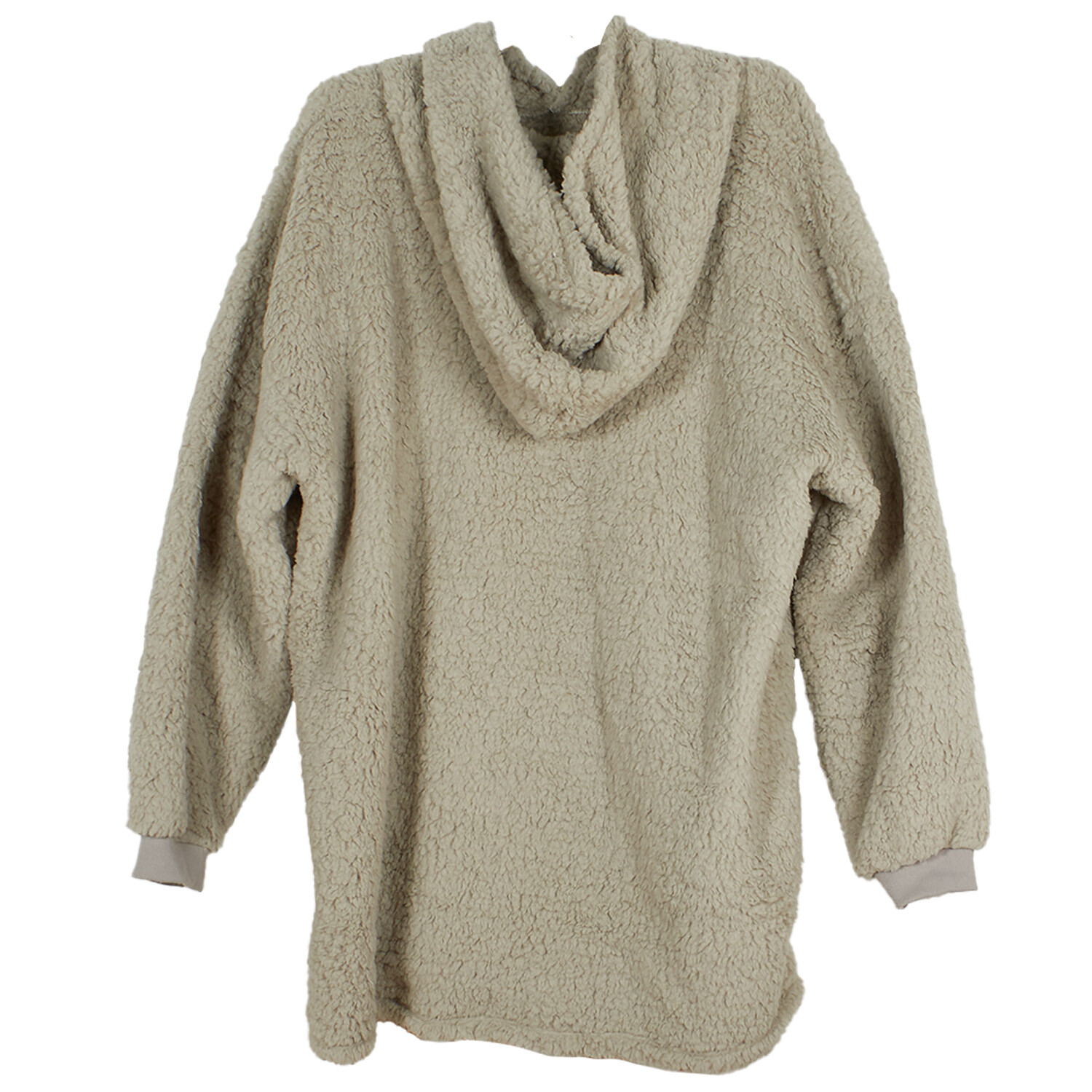 Grey or Beige Teddy Hoodie - Grey or Beige Image 7