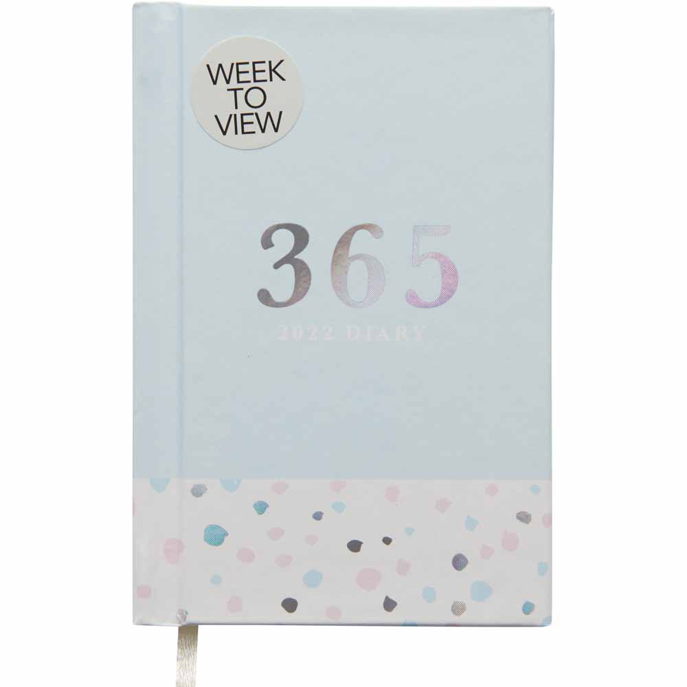 Wilko Pocket Diary Dotty Hardcase Week To View Image 1