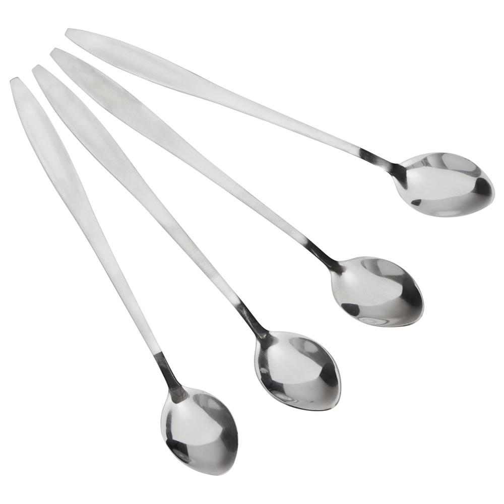 Wilko 4 Latte Spoons Image