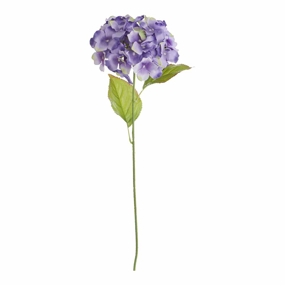 Wilko Hydrangea Lilac Blue Single Stem Image 2