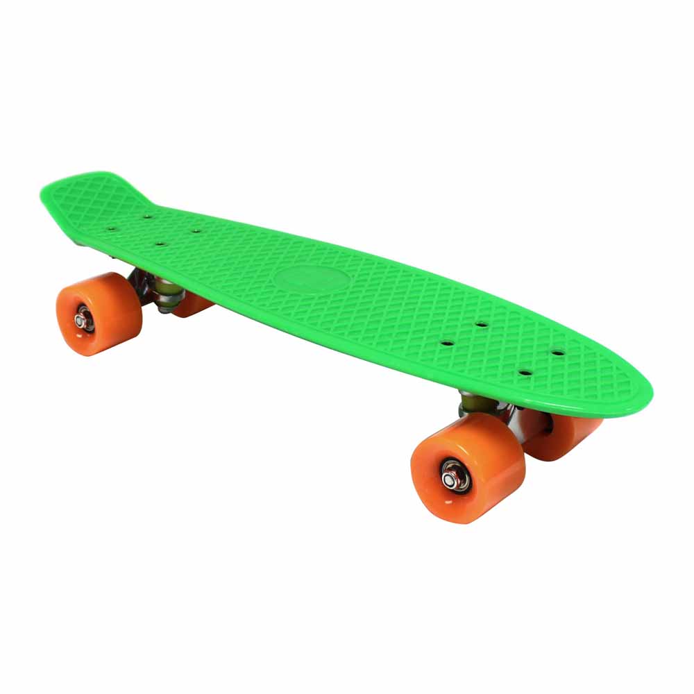 Charles Bentley 22in Green Retro Mini Skateboard Image
