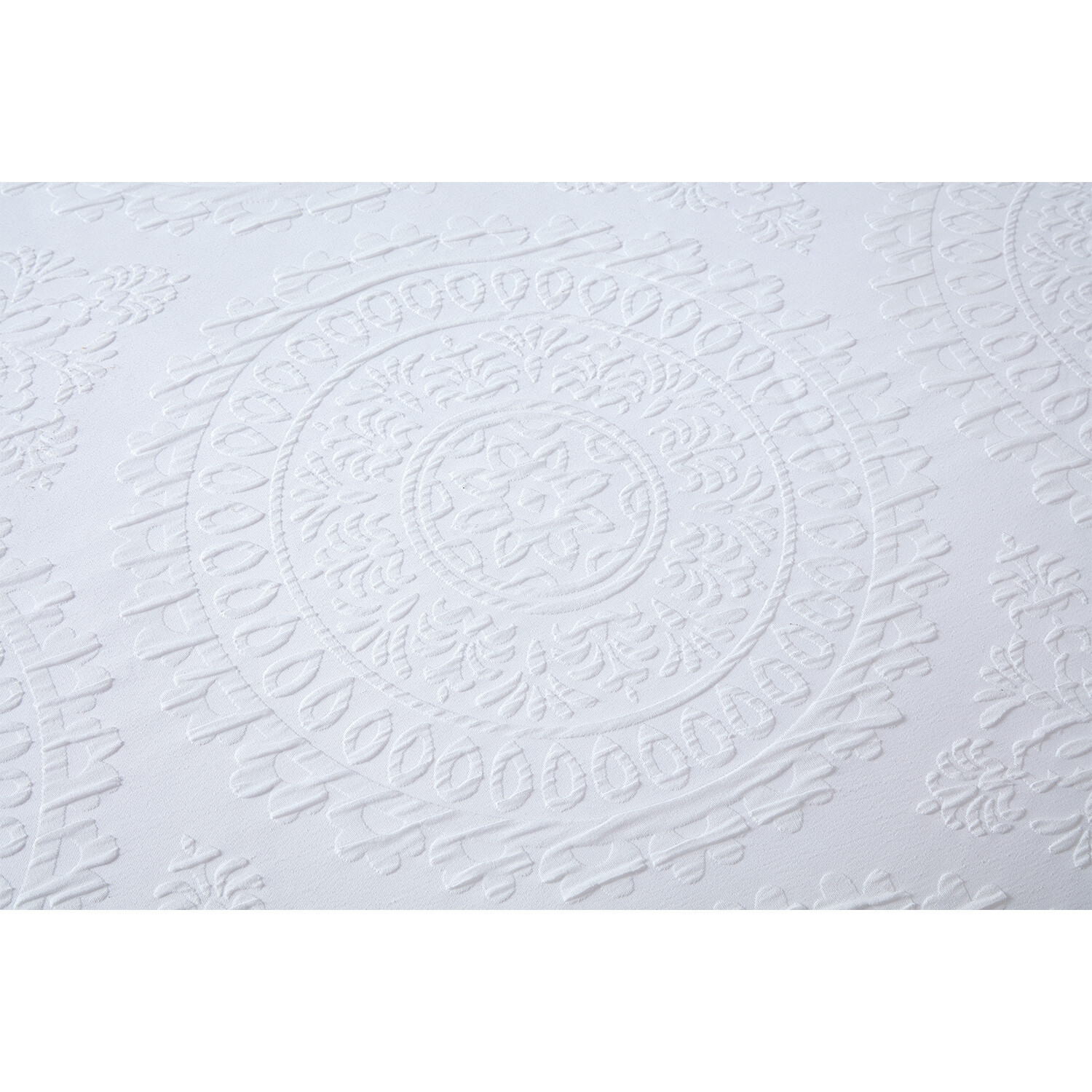 Kingsbridge Duvet Cover and Pillowcase Set - White / King Image 4