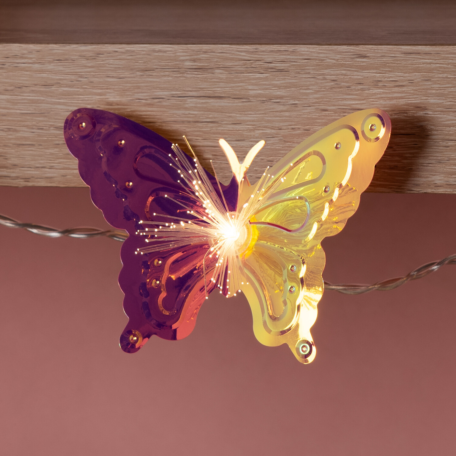 Fibreoptic Butterfly String Light Image 2