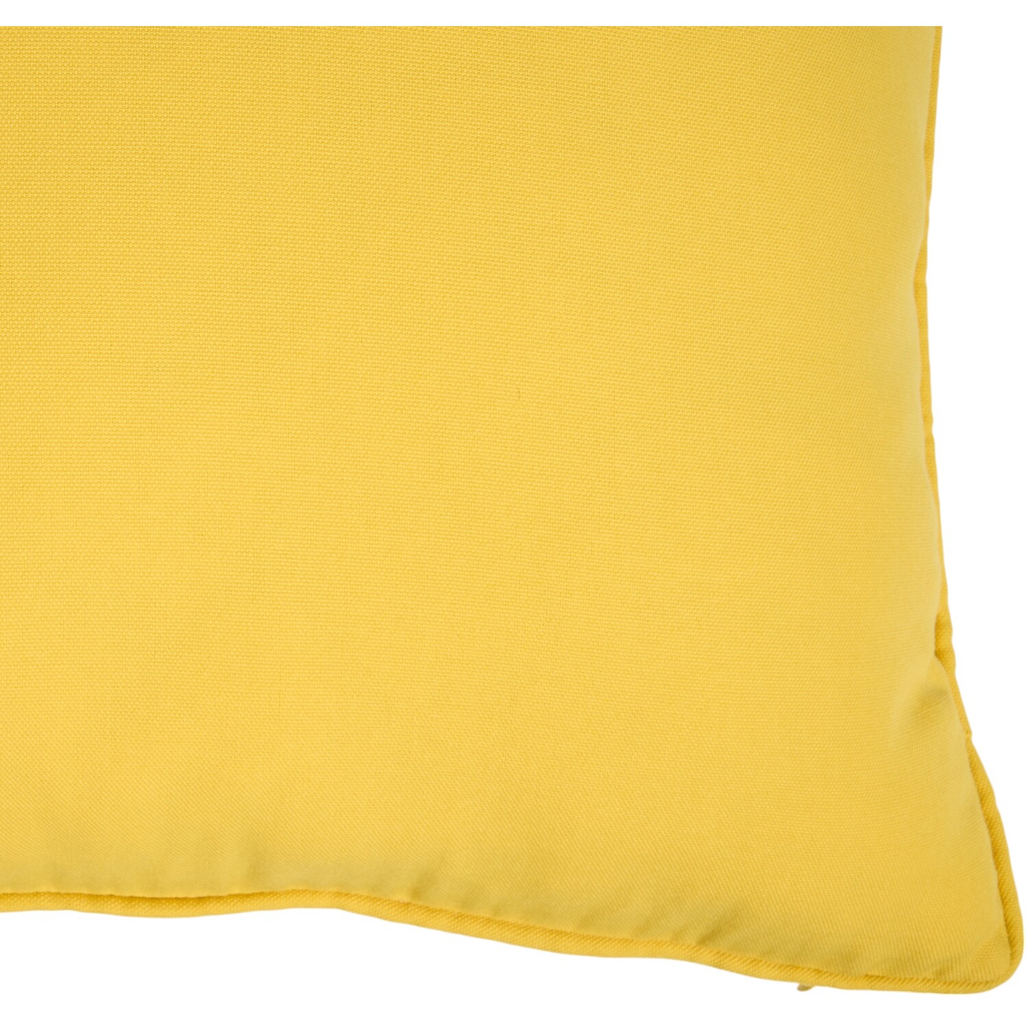 Outdoor Plain Cushion Yellow Image 2