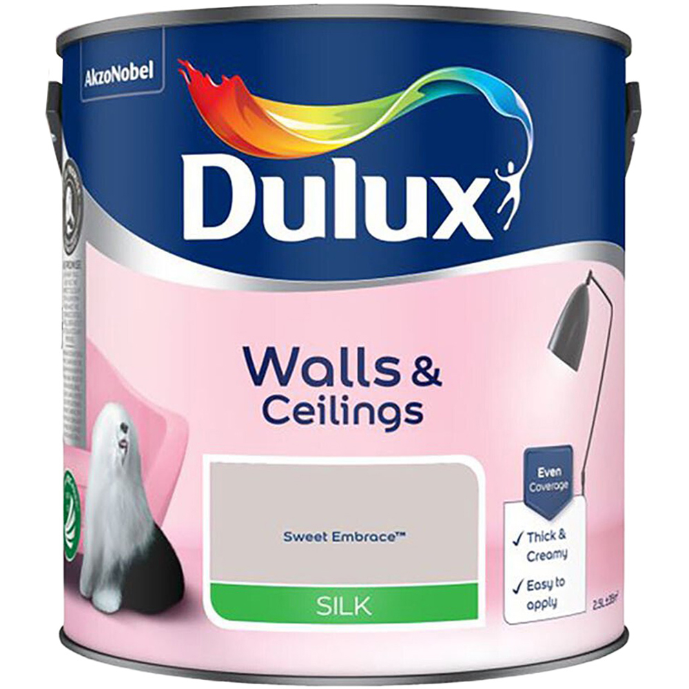 Dulux Silk Emulsion Paint - Sweet Embrace / 2.5l Image 2