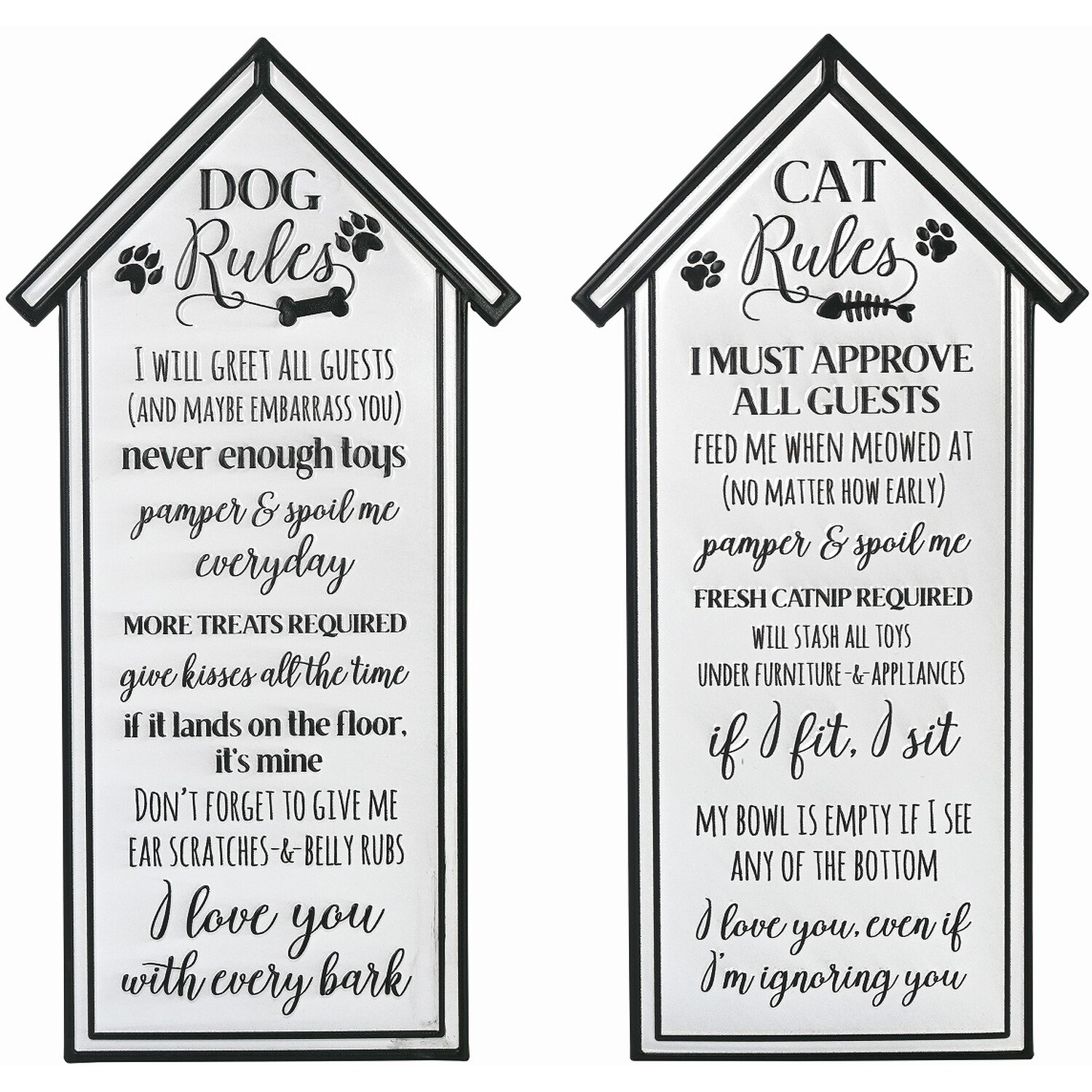 Metal Pet Rules Sign Image 1