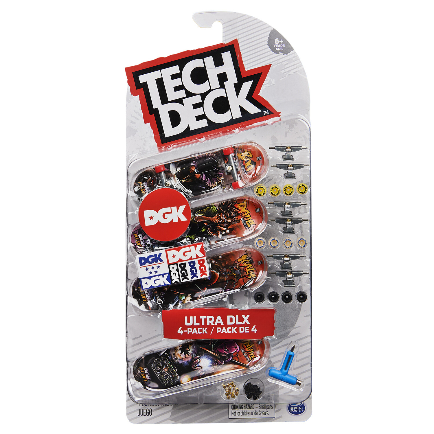 Tech Deck Ultra DLX Skateboards Figures in Assorted Style 4 Pack Image 3