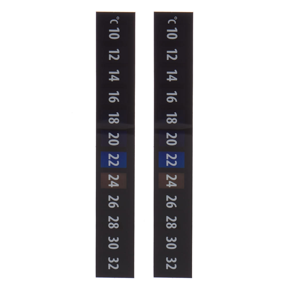 Wilko Stick On Thermometer Strip 2 pack Image