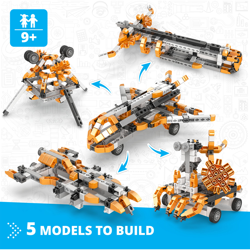 Engino Inventor Mechanics Space Shuttle Building Set Image 8